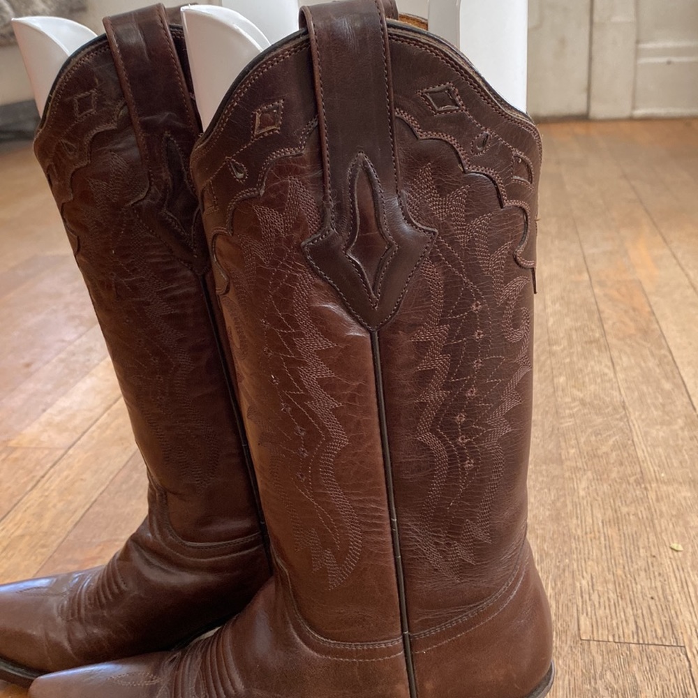 EUC RESISTOL RANCH BOOTS. - Picture 5 of 9